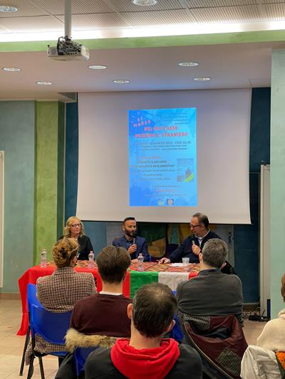 Presentazione libro a Ponte San Pietro, marzo 2022 (BG)